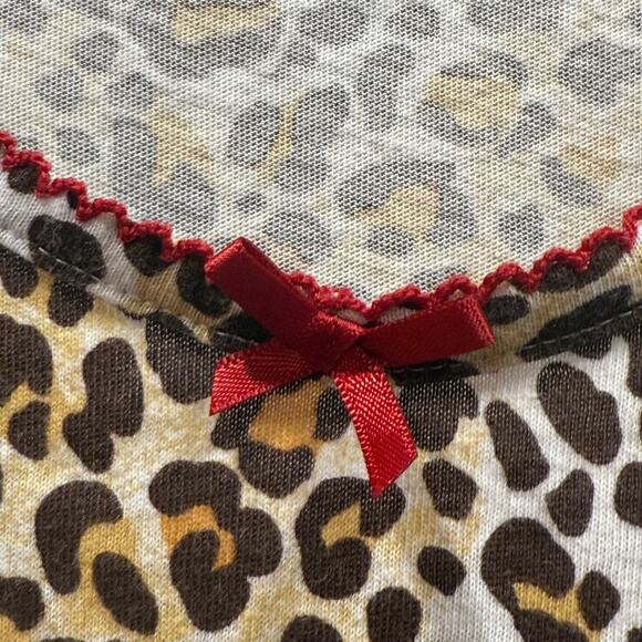 Charter Club Sleep Shirt Womens Leopard Print Size M/L Nightgown Cotton NWOT - Picture 7 of 7